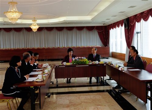 The President of Kyungnam University  Visits TKU