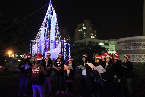 A Light Ceremony and a White Christmas Masquerade