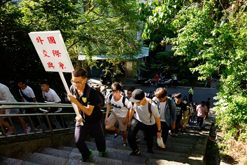 New Students Enter Campus Old School