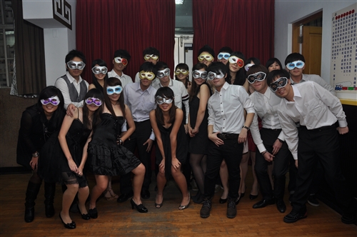 A Light Ceremony and a White Christmas Masquerade