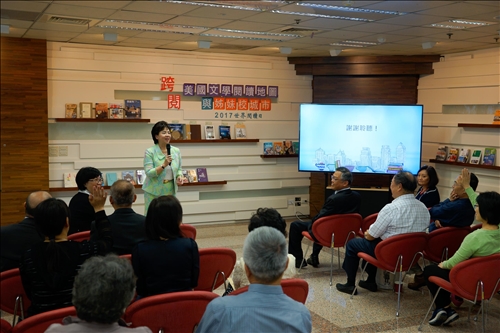 A Cross-Cultural Literary Library Display