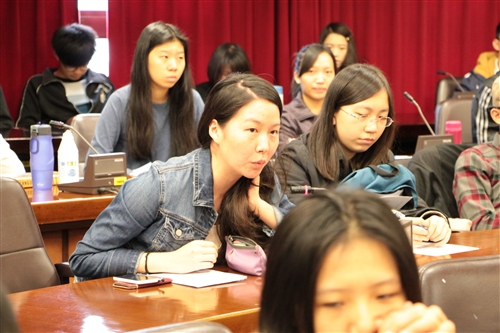Minister David Y. L. Lin Gives Lecture at TKU