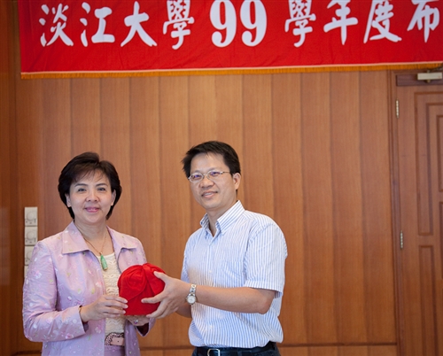 2010-2011 Inaugural Ceremony for TKU New Personnel was held at Chueh-sheng Memorial Hall.