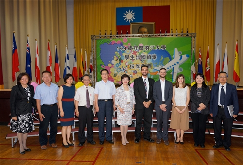 Flags are Raised Along with the Hopes of TKU Exchange Students