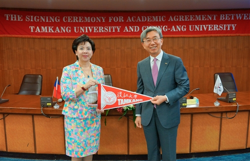 TKU and Chung-ang University Establish Academic Agreement