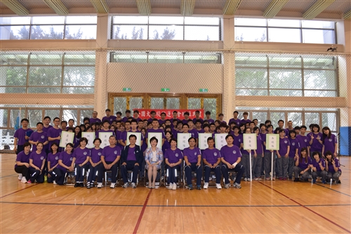 本校舉辦2014全國大專校院運動會授旗典禮。
