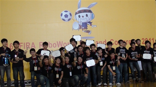 TKU Robot Research Team Wins Big in FIRA World Cup