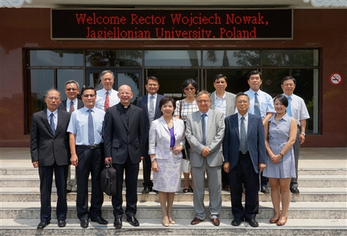 波蘭雅捷隆大學(Jagiellonian University)校長蒞校訪問。