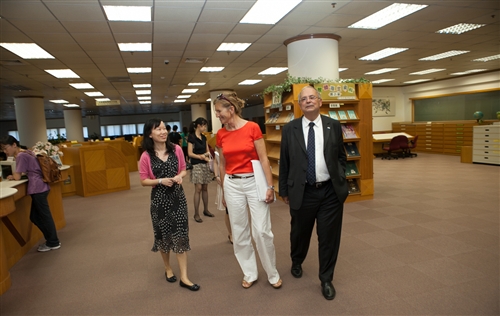奧地利維也納大學校長Prof. Heinz W. Engl伉儷蒞校參訪。