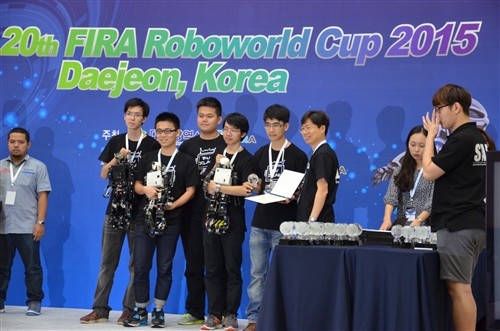 TKU Robotics Research Team Takes 11th Win in FIRA World Cup
