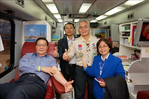 A Blood Donation Drive on the TKU Tamsui Campus