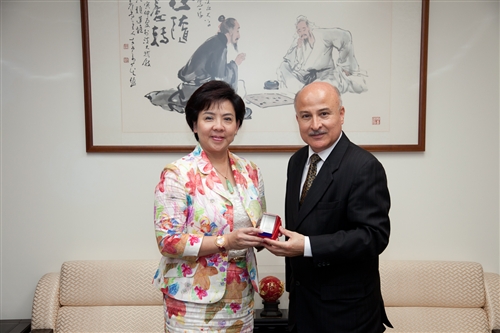 A Visit from President Modaldo Tunon
