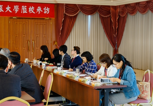 National Kaohsiung Univeristy of Hospitality and Tourism Comes to TKU for an Interview