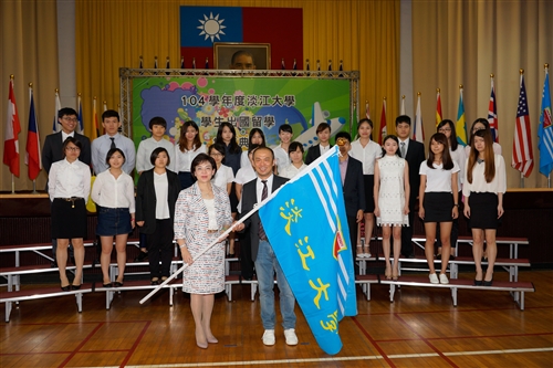 Flags are Raised Along with the Hopes of TKU Exchange Students