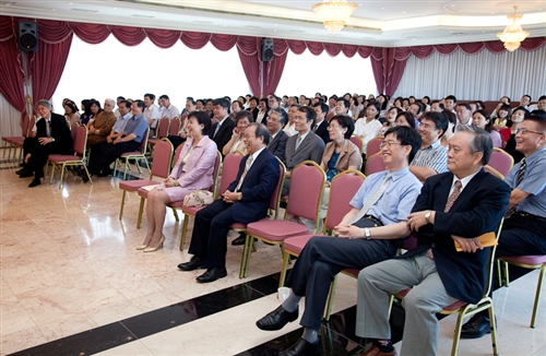 2010-2011 Inaugural Ceremony for TKU New Personnel was held at Chueh-sheng Memorial Hall.