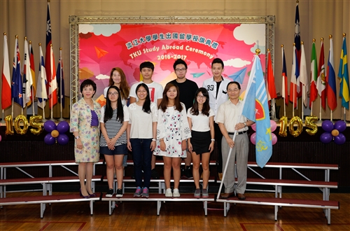Flag Ceremony for Students Going Abroad for Study