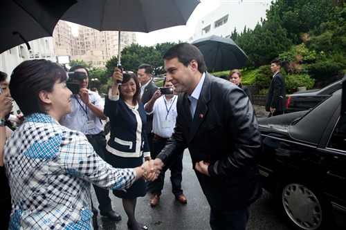 The President of Paraguay Visits Tamkang