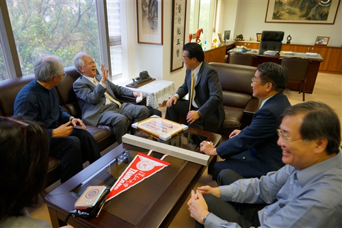 The President of Nagasaki University Visits TKU