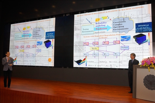 Renowned Scholar, Dr. Hoang Pham, Delivers Guest Lecture at Tamkang