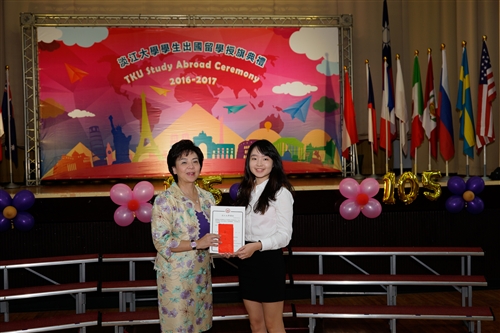 Flag Ceremony for Students Going Abroad for Study