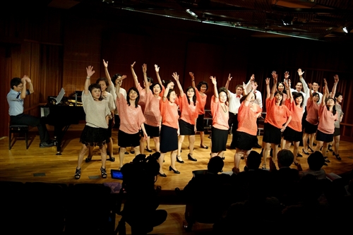 Female Faculty Alliance Choir Peform for the Moon Night Flower