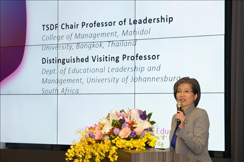 Prof. Philip Hallinger Delivers the Fourth Lecture of the Tamkang Clement and Carrie Chair Lecture Series