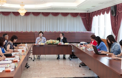 A Visit by Rector Fernando Galván