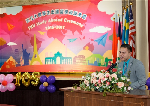 Flag Ceremony for Students Going Abroad for Study
