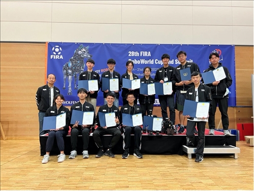 Tamkang Robotics Reigns Supreme Again on the World Stage: 2023 FIRA Cup Electrical Computer Engineering Team Secures 12 Gold and 7 Silver Medals, Achieving the Best Results Ever