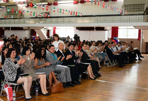 Flag Ceremony for Students Going Abroad for Study