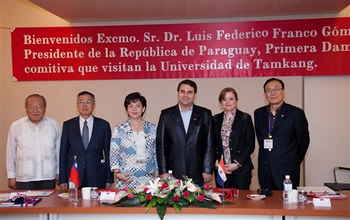 The President of Paraguay Visits Tamkang