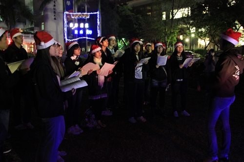 A Light Ceremony and a White Christmas Masquerade