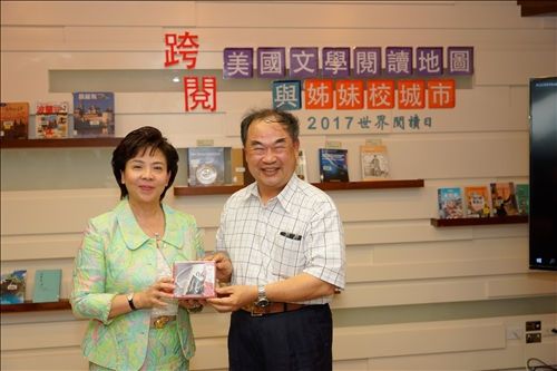 A Cross-Cultural Literary Library Display