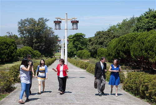 A Visit by Rector Fernando Galván