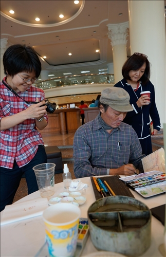 A Cross-Cultural Literary Library Display
