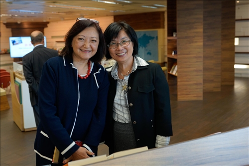 A Cross-Cultural Literary Library Display