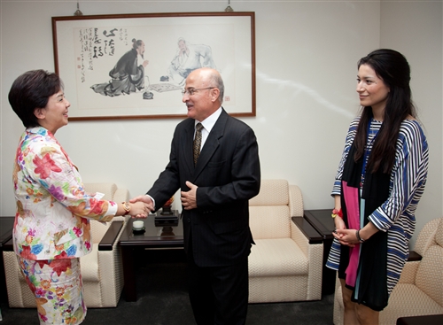 A Visit from President Modaldo Tunon