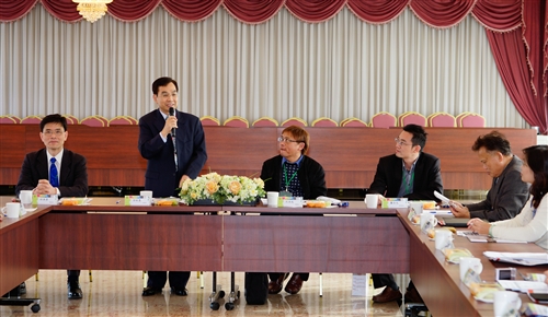 National Kaohsiung Univeristy of Hospitality and Tourism Comes to TKU for an Interview
