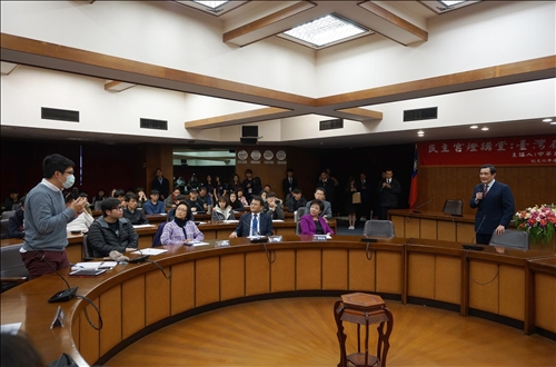 Former President of Taiwan Visits Tamkang
