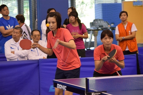 2014 Annual Junior College Factulty Member Ping Pong Competition Takes Place at Lanyang Campus