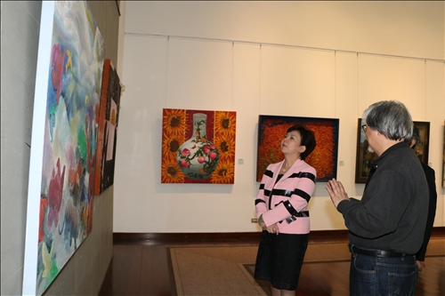 An International Art Exhibition at Tamkang
