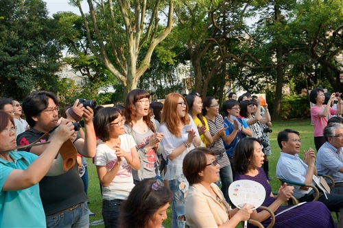 A Communication Takes Place Between the People and the Trees at TKU