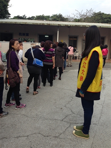 Tamkang University Volunteers Services at Tien Yuan Temple For Sakura Season