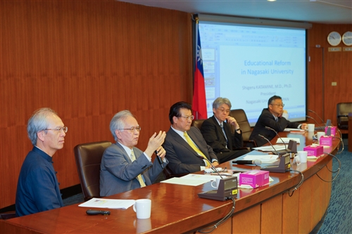 The President of Nagasaki University Visits TKU