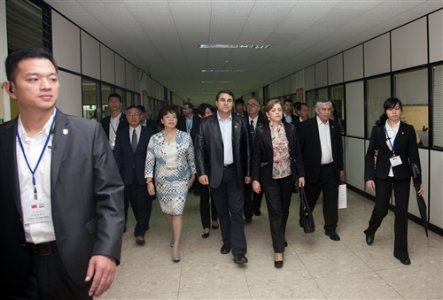 The President of Paraguay Visits Tamkang