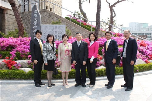TKU Visits Sister Schools in Korea