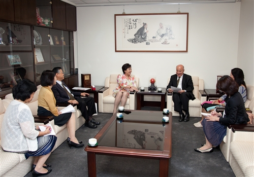 A Visit from President Modaldo Tunon