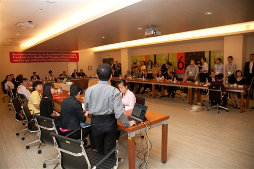 The President of Paraguay Visits Tamkang