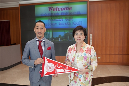 Japan’s Doshisha University Principal Koji Murata Visits TKU