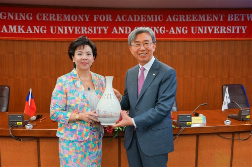 TKU and Chung-ang University Establish Academic Agreement